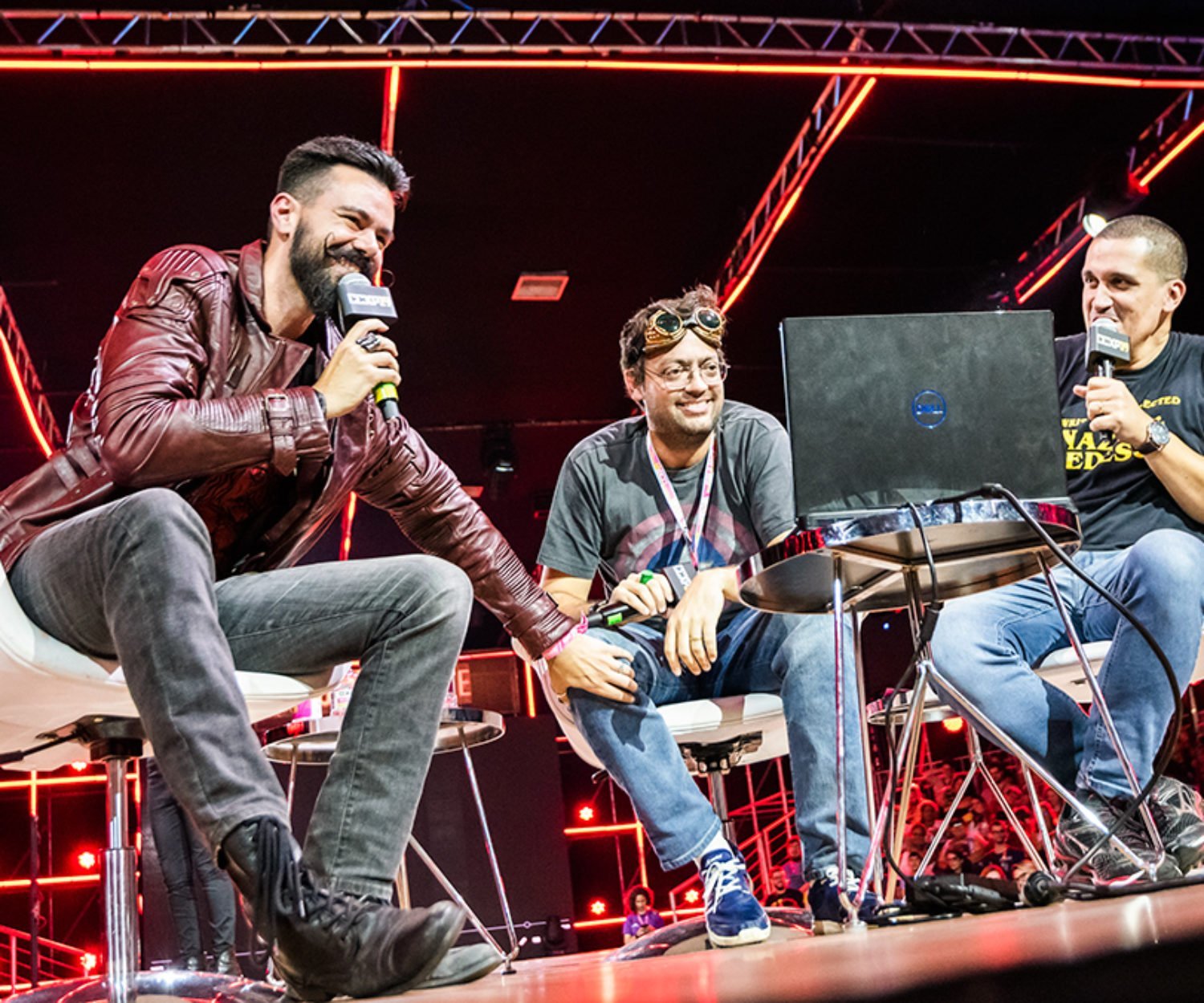 Dublaralho ao Vivo na CCXP Foto: Ariel Martini