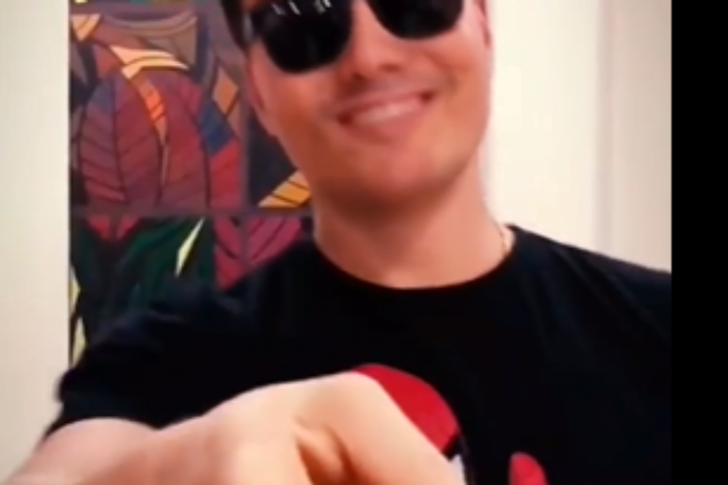 Peter Jordan em lançamento para Chilli Beans