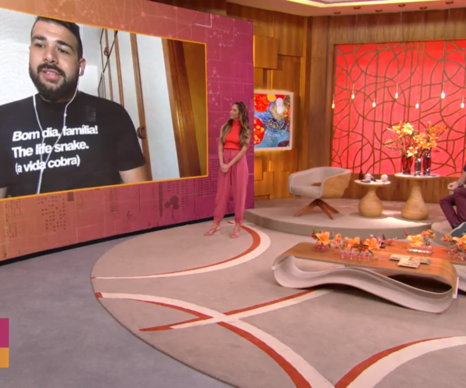 Eduardo Torreão participou do Encontro com Fátima Bernardes