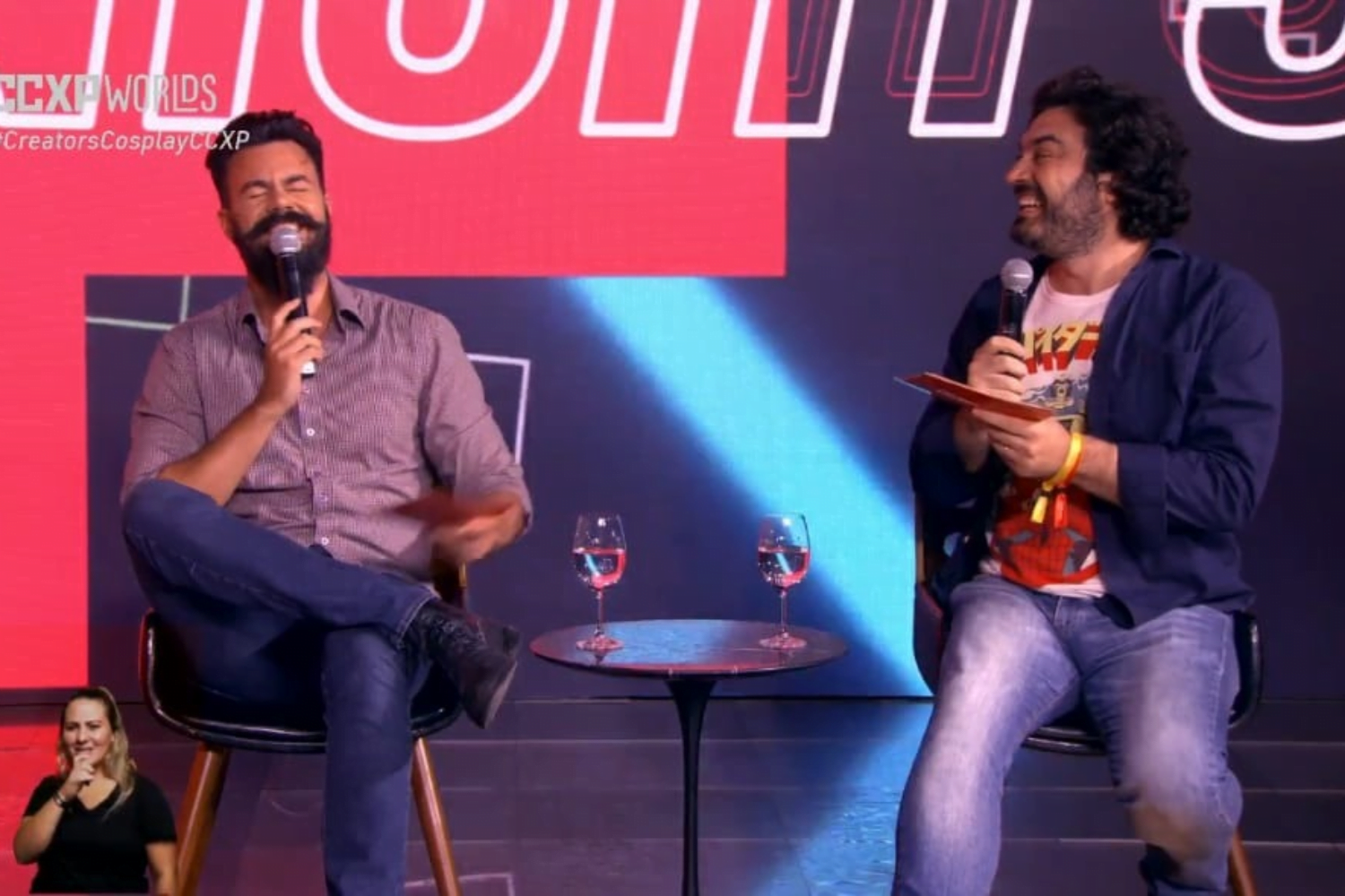 Affonso Solano e Diogo braga CCXP Worlds