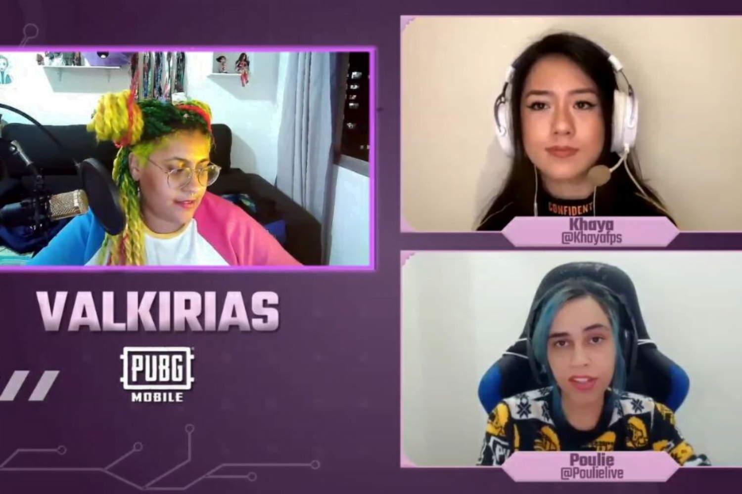 Andreza Delgado participa de watchparty de Valikirias de PUBG Mobile - EPIC Digitais