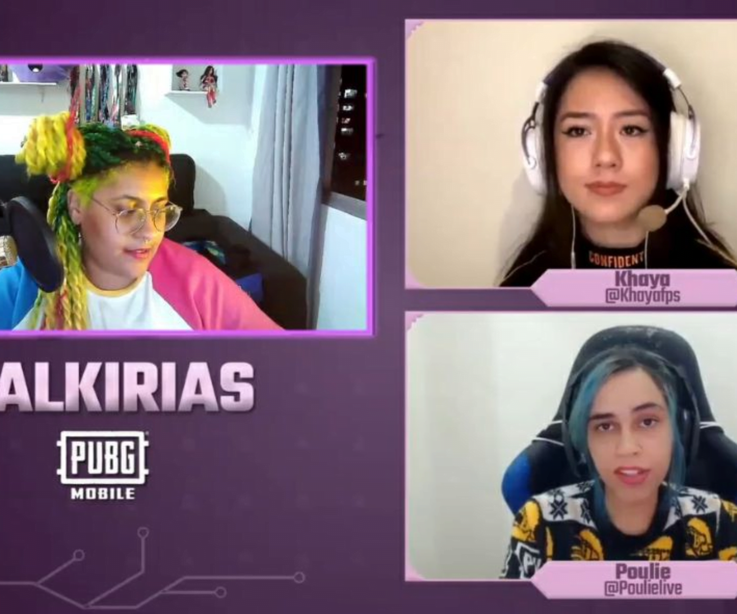 Andreza Delgado participa de watchparty de Valikirias de PUBG Mobile - EPIC Digitais