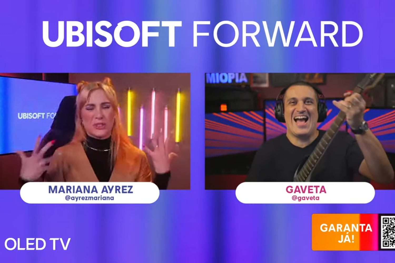 Anderson Gaveta é queridinho dos fãs da Ubisoft e não poderia ficar de fora do maior evento de anúncio de novidades da marca do ano, o Ubi Foward.