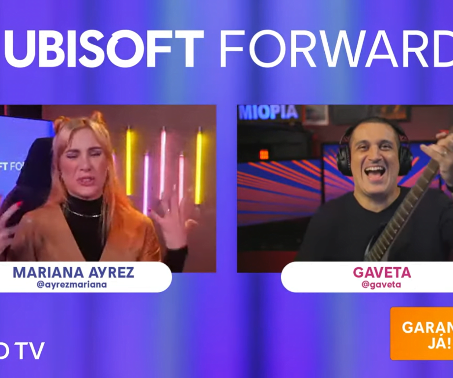 Anderson Gaveta é queridinho dos fãs da Ubisoft e não poderia ficar de fora do maior evento de anúncio de novidades da marca do ano, o Ubi Foward.