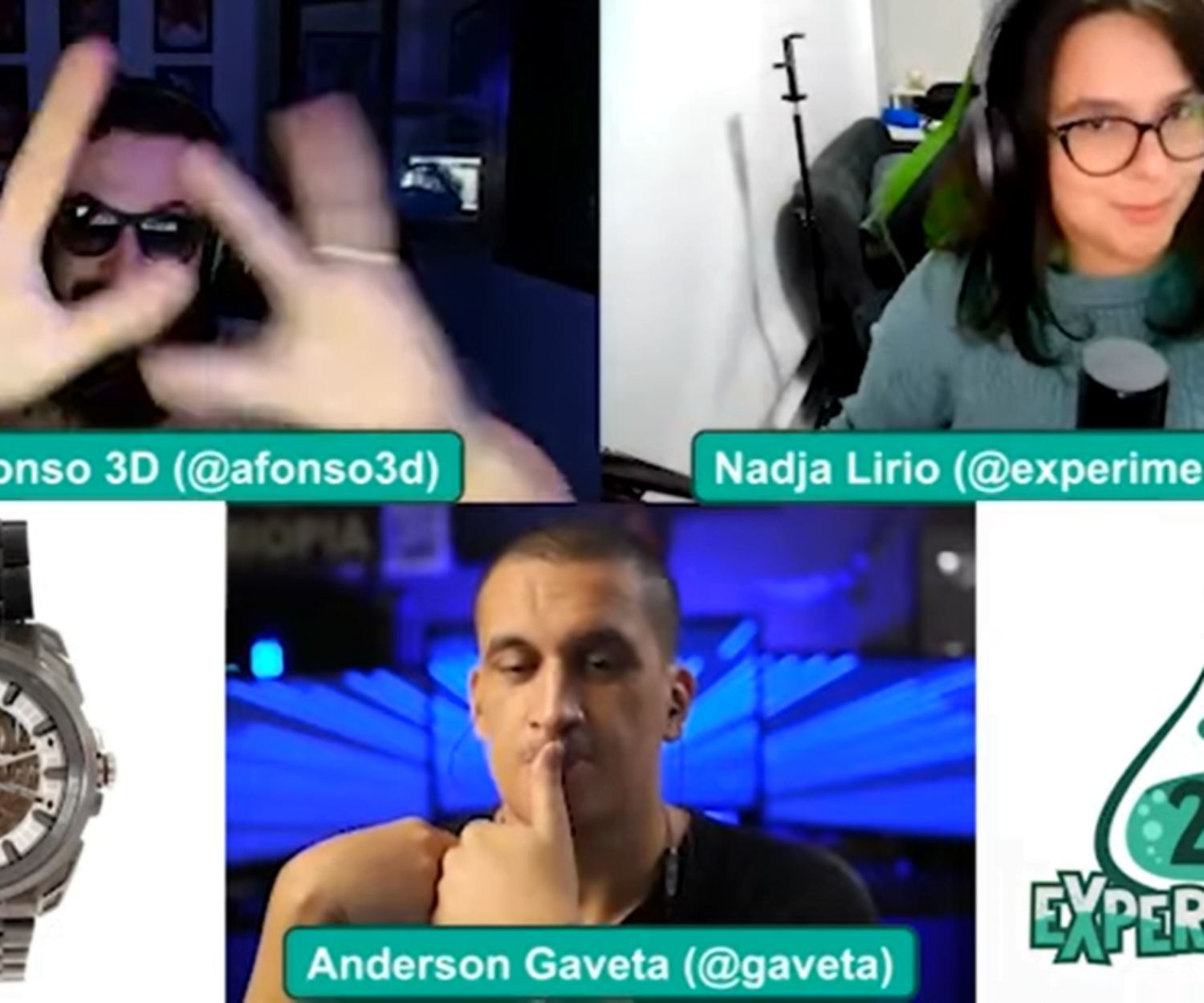 Nadja Lirio recebe Anderson gaveta e Afonso 3D em campanha de lançamento da Chilli Beans inspirada em Star Wars