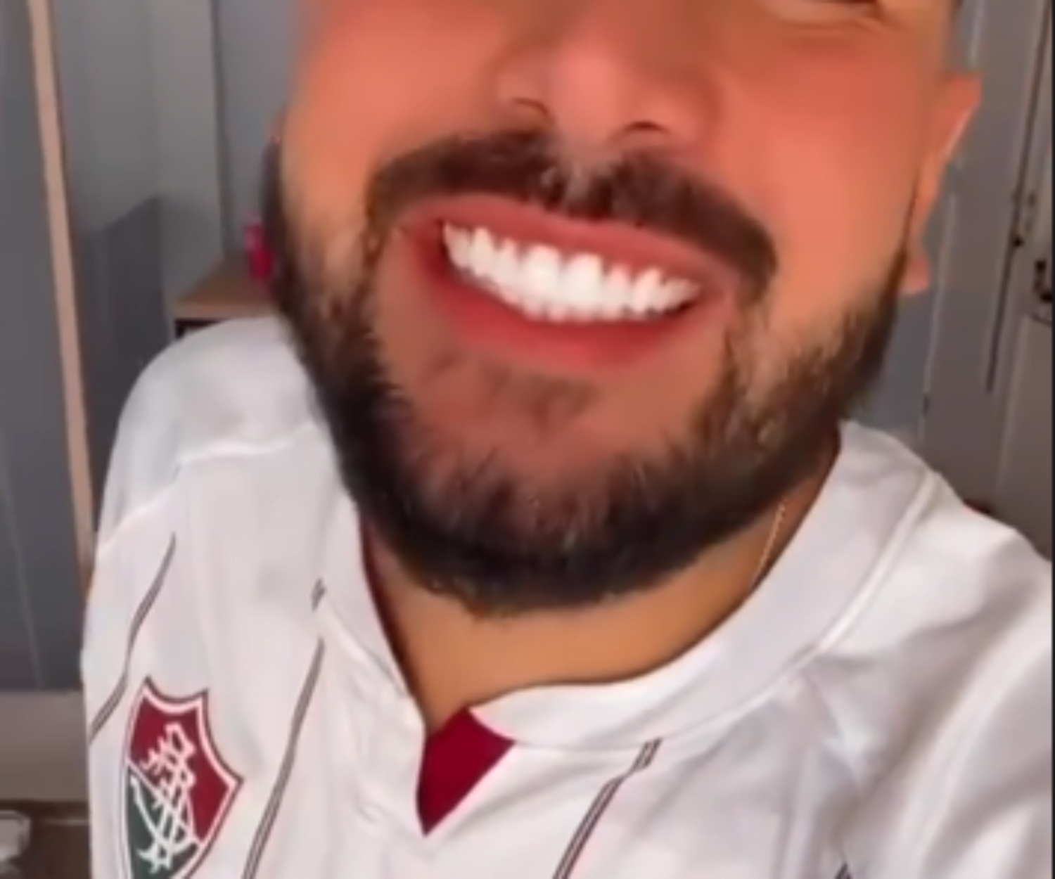 Eduardo Torreão participa do Rodada BRAHMA incentivando torcida do Fluminense