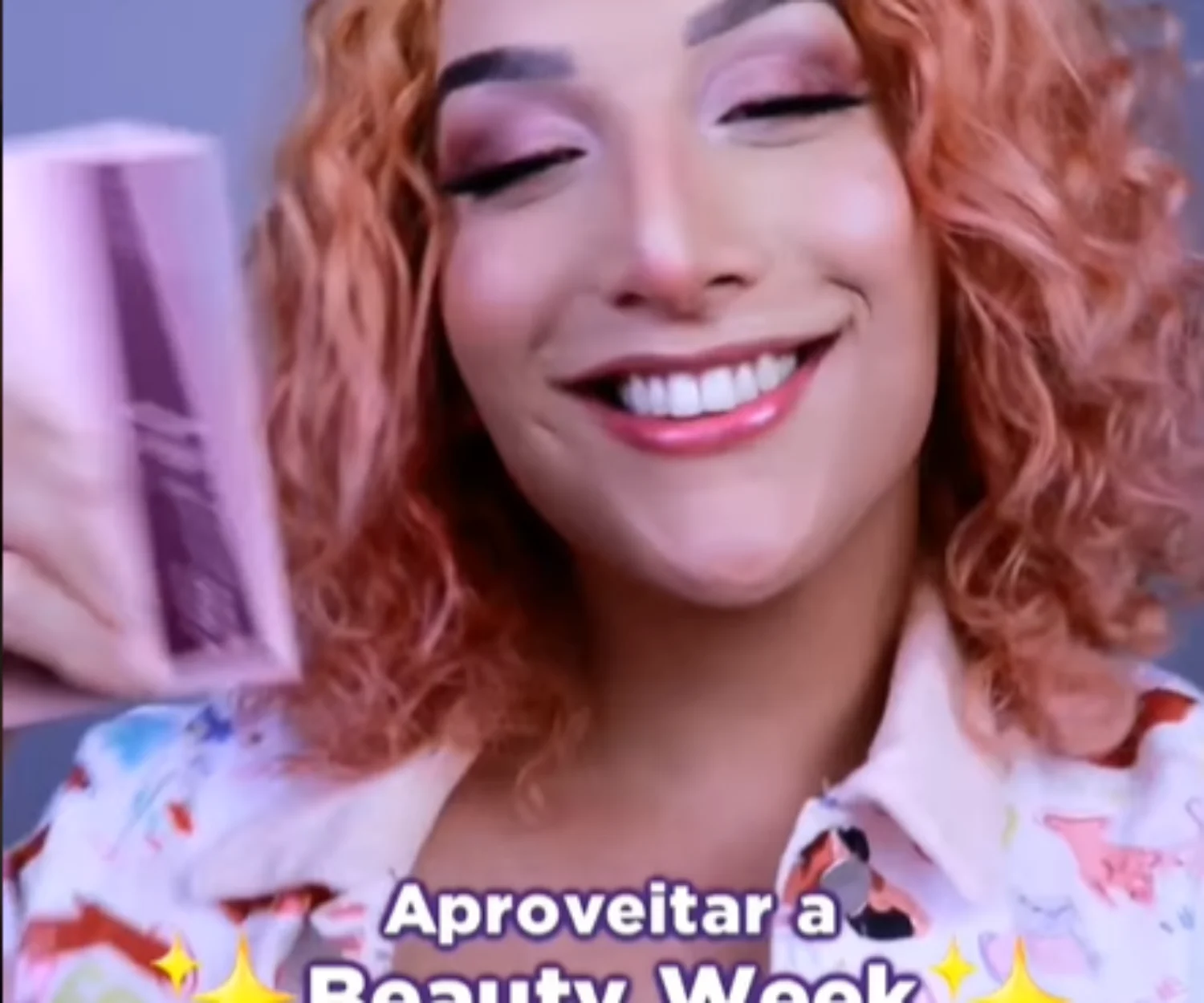 Bryanna divulga a Beauty Week Boticário
