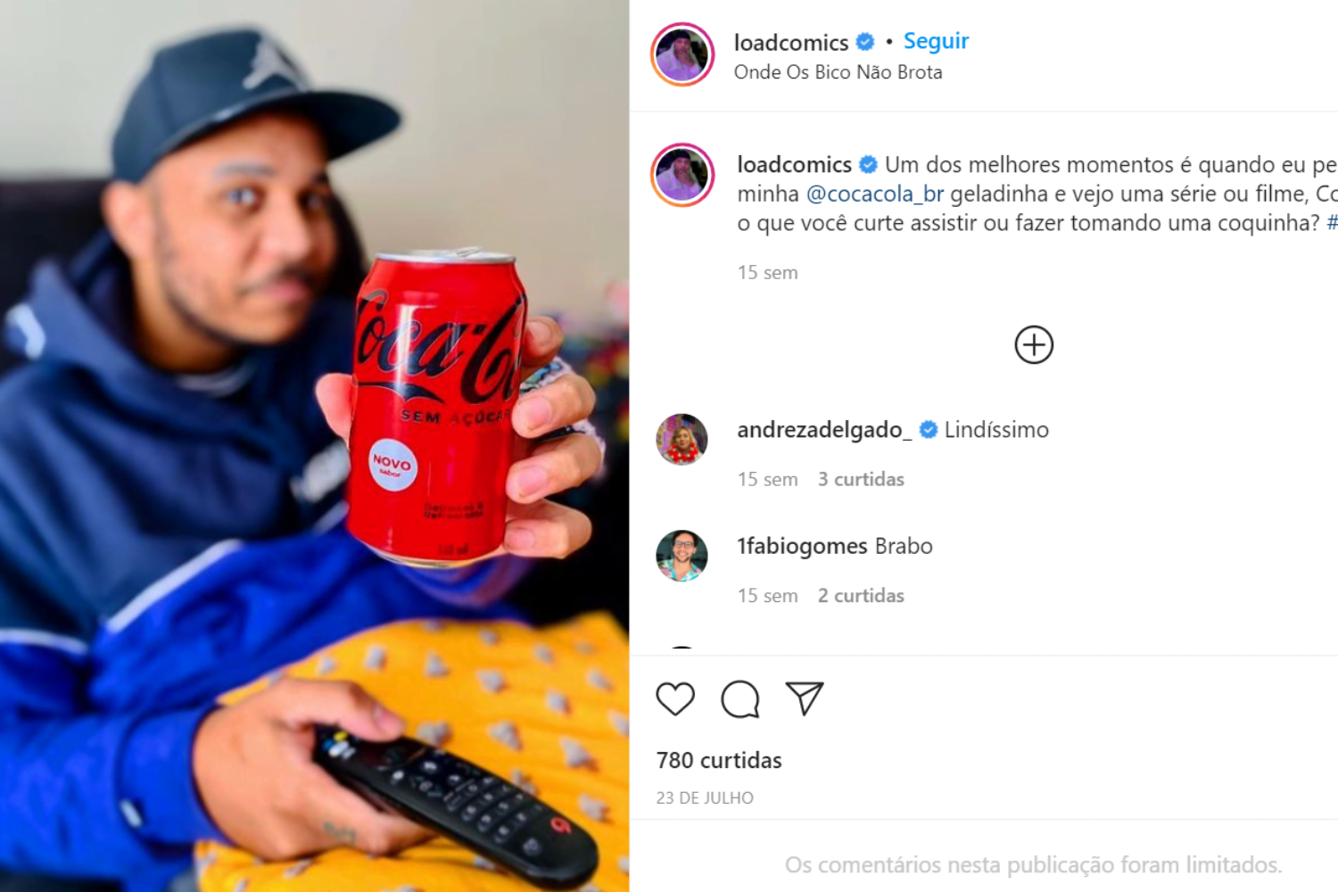 Case| Load e CocaCola na linha Breaks