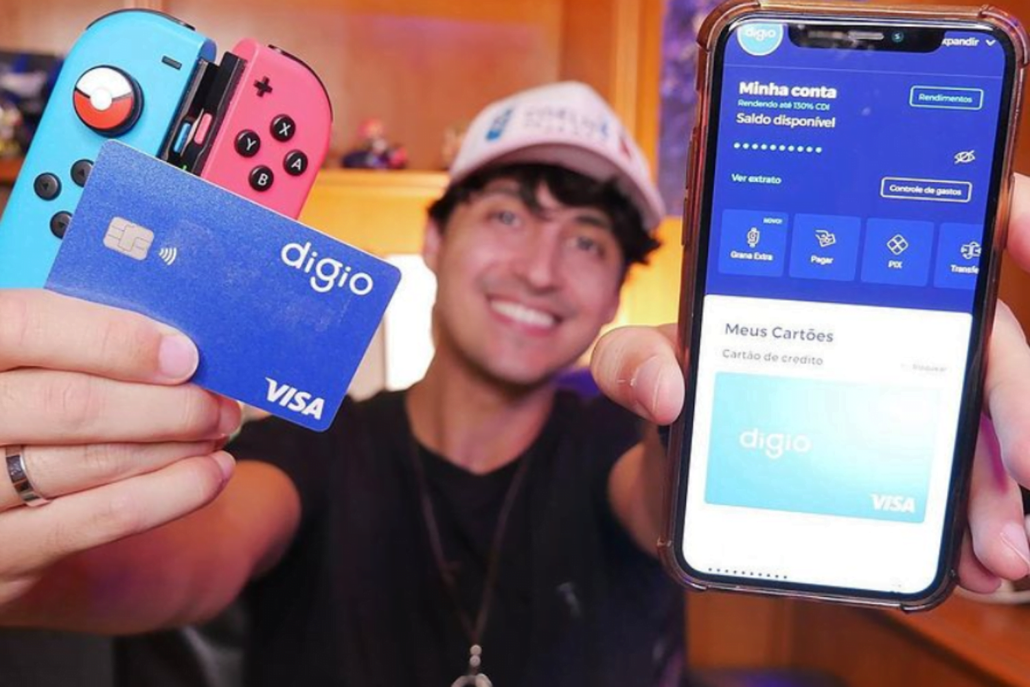 Coelho apresenta os serviços do Digio