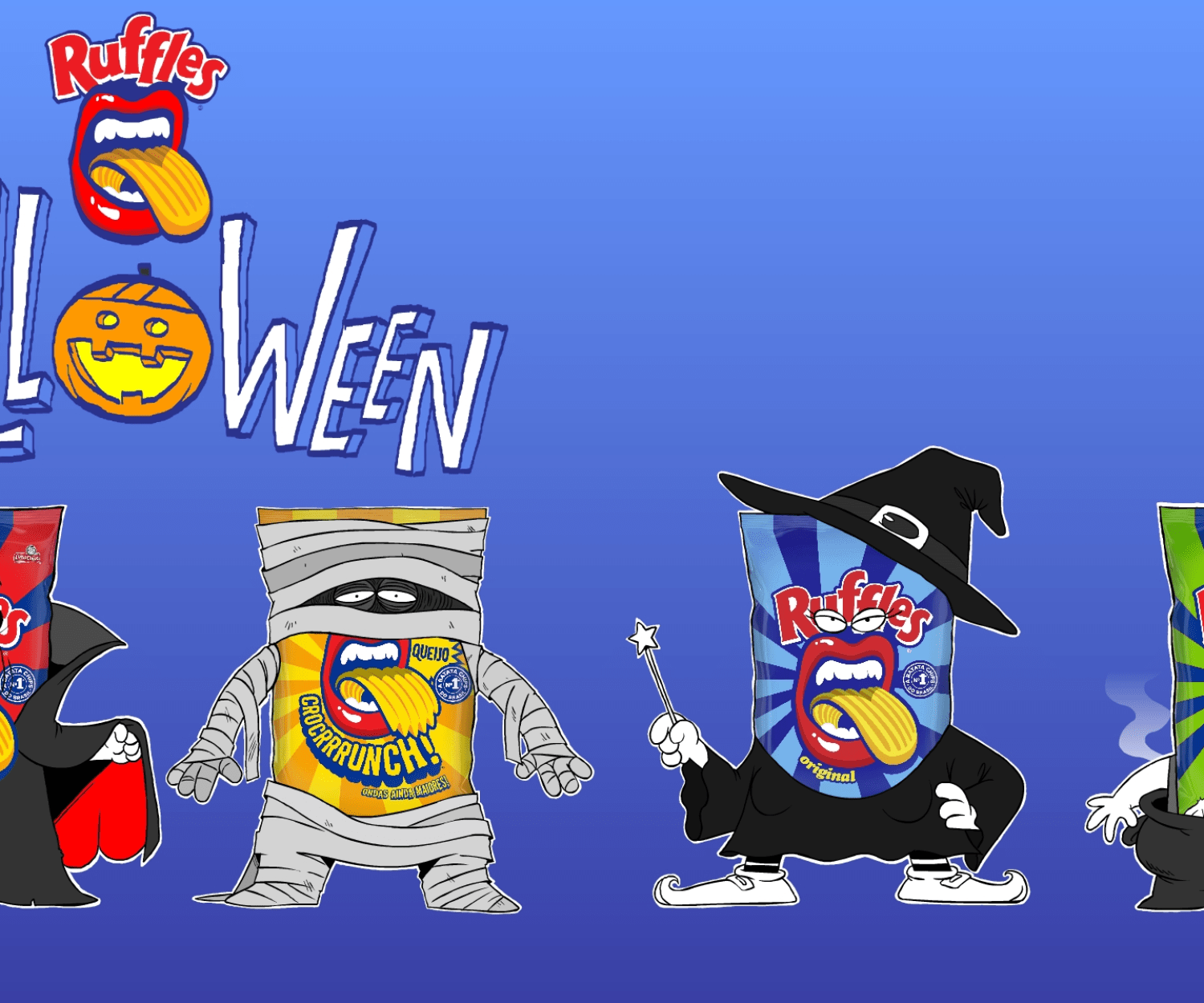 Rabisco em campanha para Ruffles