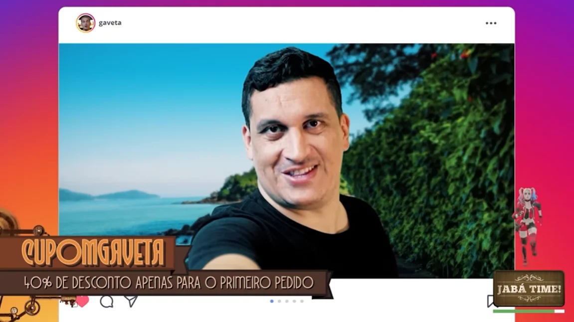 Tela inserção gaveta e Manual - cupom de desconto